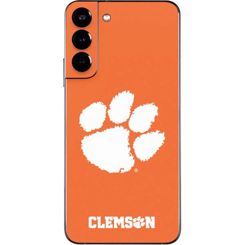 Clemson University Tiger Print Galaxy S22 Plus Skin
